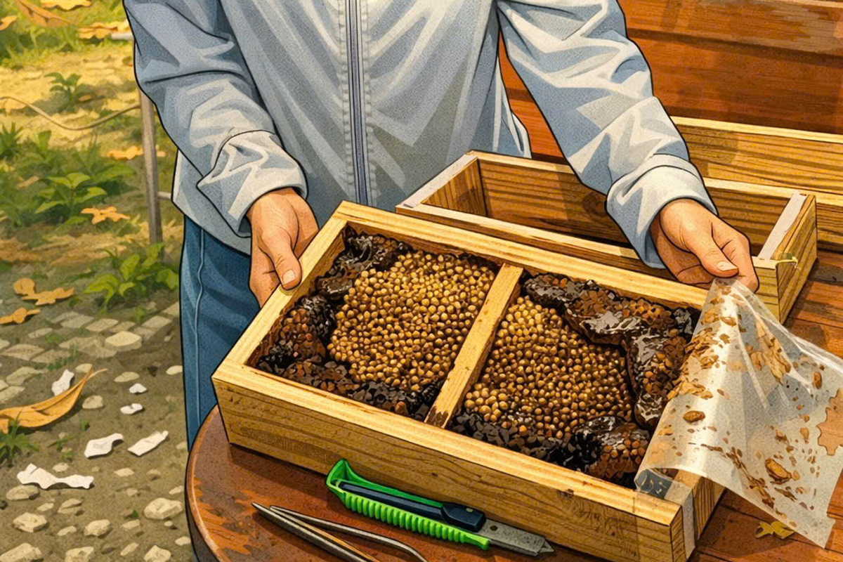 Native stingless bee colony Aron Bee