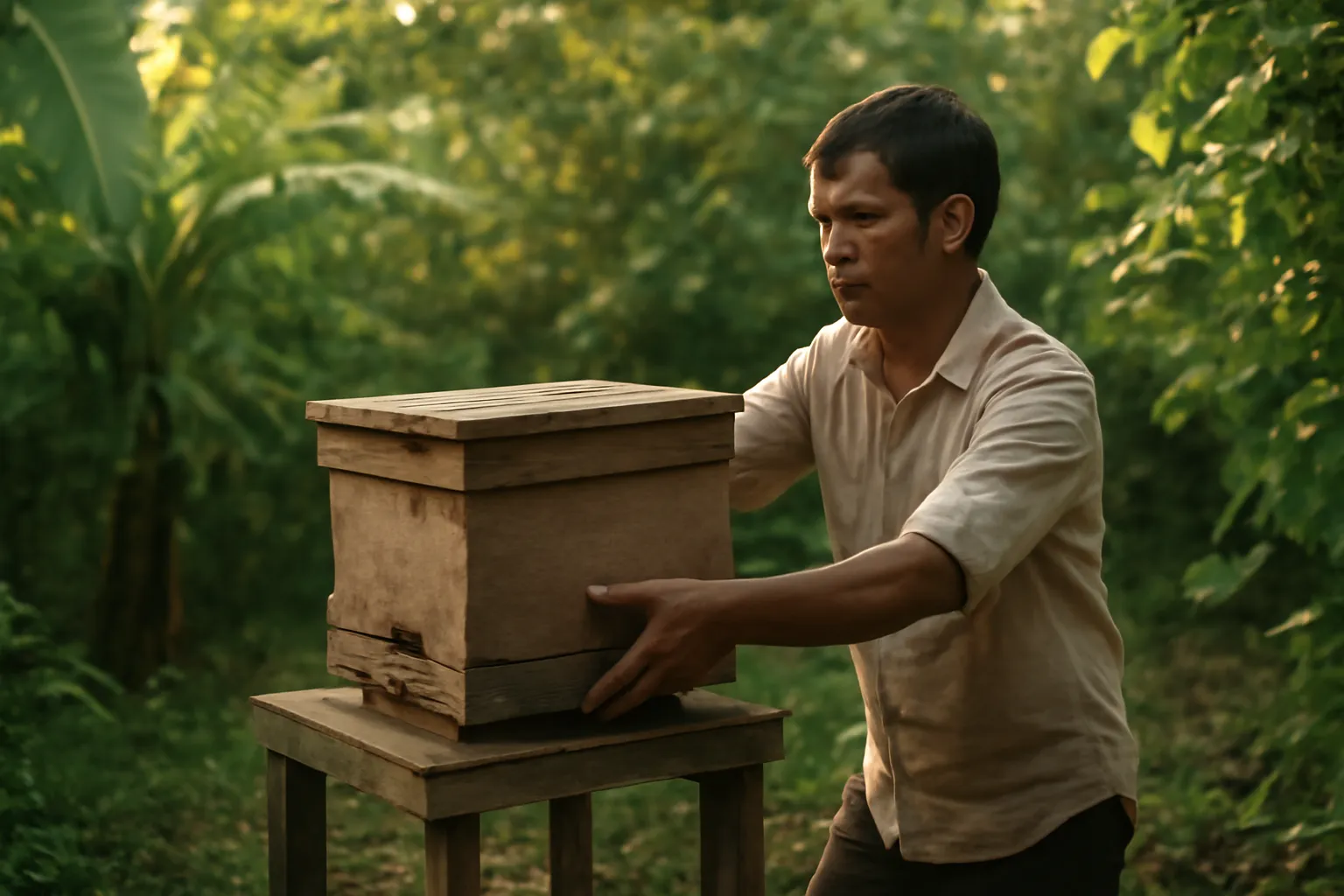 Bringing a colony home: the first seven days