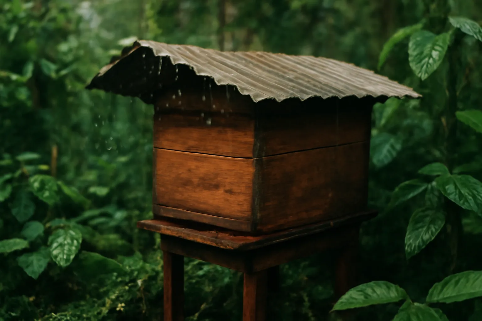 Shade and rain cover: enough without going too far